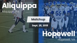 Matchup: Aliquippa vs. Hopewell  2018