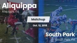 Matchup: Aliquippa vs. South Park  2018