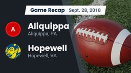 Recap: Aliquippa  vs. Hopewell  2018