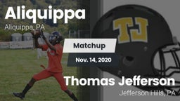 Matchup: Aliquippa vs. Thomas Jefferson  2020