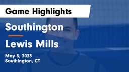 Southington  vs Lewis Mills  Game Highlights - May 5, 2023