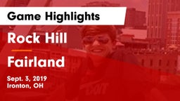 Rock Hill  vs Fairland  Game Highlights - Sept. 3, 2019