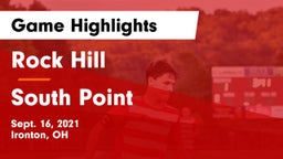 Rock Hill  vs South Point Game Highlights - Sept. 16, 2021