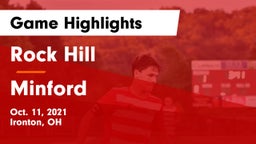 Rock Hill  vs Minford  Game Highlights - Oct. 11, 2021