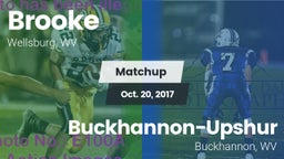 Matchup: Brooke vs. Buckhannon-Upshur  2017
