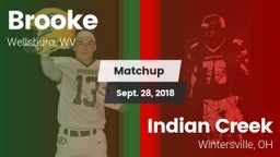 Matchup: Brooke vs. Indian Creek  2018