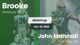 Matchup: Brooke vs. John Marshall  2020