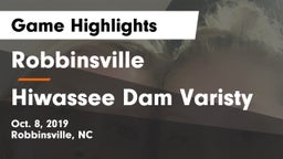 Robbinsville  vs Hiwassee Dam Varisty Game Highlights - Oct. 8, 2019
