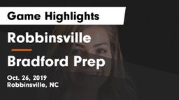 Robbinsville  vs Bradford Prep Game Highlights - Oct. 26, 2019