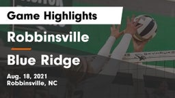 Robbinsville  vs Blue Ridge Game Highlights - Aug. 18, 2021