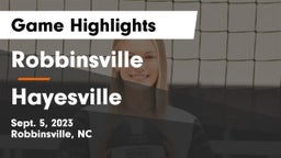 Robbinsville  vs Hayesville Game Highlights - Sept. 5, 2023