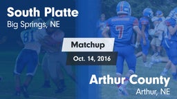 Matchup: South Platte vs. Arthur County  2016
