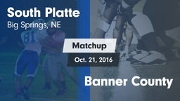 Matchup: South Platte vs. Banner County 2016