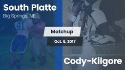 Matchup: South Platte vs. Cody-Kilgore 2017