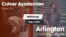 Matchup: Culver Academies vs. Arlington  2017