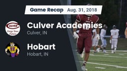 Recap: Culver Academies vs. Hobart  2018