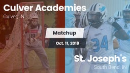 Matchup: Culver Academies vs. St. Joseph's  2019