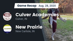 Recap: Culver Academies vs. New Prairie  2020