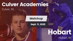 Matchup: Culver Academies vs. Hobart  2020