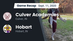 Recap: Culver Academies vs. Hobart  2020