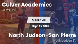 Matchup: Culver Academies vs. North Judson-San Pierre  2020
