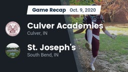 Recap: Culver Academies vs. St. Joseph's  2020