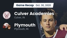 Recap: Culver Academies vs. Plymouth  2020