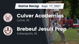 Recap: Culver Academies vs. Brebeuf Jesuit Prep  2021