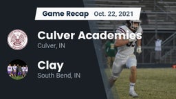 Recap: Culver Academies vs. Clay  2021