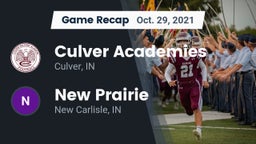 Recap: Culver Academies vs. New Prairie  2021