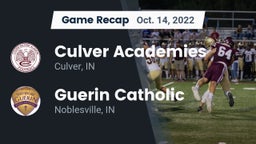 Recap: Culver Academies vs. Guerin Catholic  2022