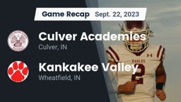 Recap: Culver Academies vs. Kankakee Valley  2023