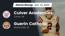 Recap: Culver Academies vs. Guerin Catholic  2023