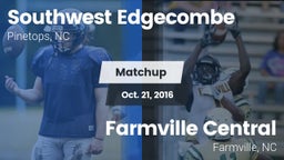 Matchup: Southwest Edgecombe vs. Farmville Central  2016