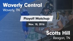 Matchup: Waverly Central vs. Scotts Hill  2016