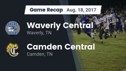 Recap: Waverly Central  vs. Camden Central  2017