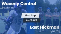 Matchup: Waverly Central vs. East Hickman  2017
