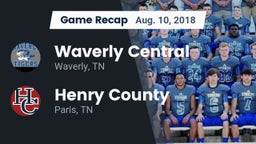 Recap: Waverly Central  vs. Henry County  2018