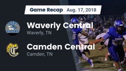 Recap: Waverly Central  vs. Camden Central  2018