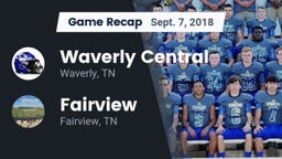 Recap: Waverly Central  vs. Fairview  2018
