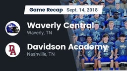 Recap: Waverly Central  vs. Davidson Academy  2018