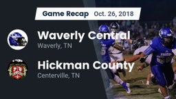 Recap: Waverly Central  vs. Hickman County  2018