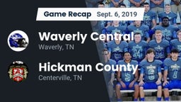 Recap: Waverly Central  vs. Hickman County  2019