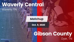 Matchup: Waverly Central vs. Gibson County  2020