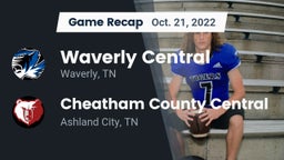 Recap: Waverly Central  vs. Cheatham County Central  2022