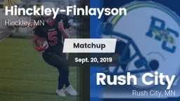Matchup: Hinckley-Finlayson vs. Rush City  2019