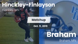 Matchup: Hinckley-Finlayson vs. Braham  2019