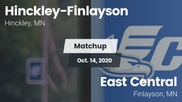 Matchup: Hinckley-Finlayson vs. East Central  2020