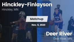 Matchup: Hinckley-Finlayson vs. Deer River  2020