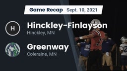 Recap: Hinckley-Finlayson  vs. Greenway  2021